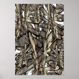 黄金色の炎の花 ポスター