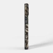 黄金色の炎の花 iPhoneケース (右側面)