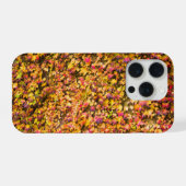 黄金色の秋の色　ツタの壁 iPhoneケース (裏面横)
