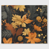 黄金色の紅葉 ラッピングペーパー (フラット)