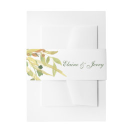 黄金色の結婚葉 招待状ベリーバンド