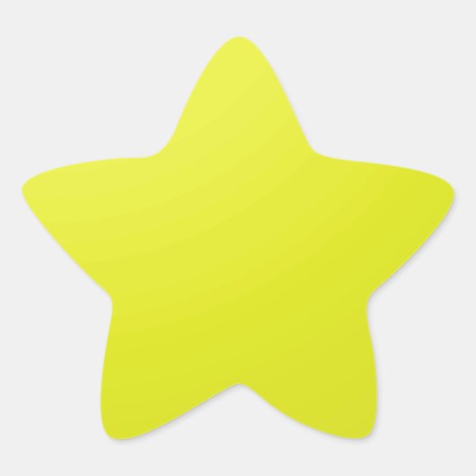 黄金色の色の濃淡ブランクス:文字イメージを追加 星シール (正面)