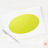 黄金色の色の濃淡ブランクス：文字イメージを追加 楕円形シール (封筒)