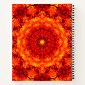 黄金色の色合い |曼荼羅美術 ノートブック (裏面)