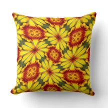 黄金色の花のパターン