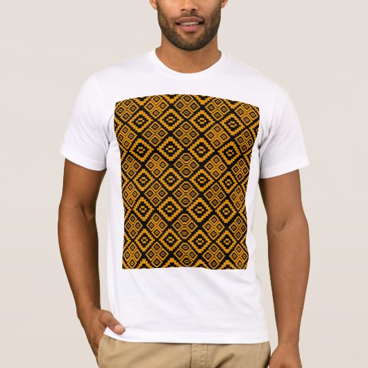 黄金色の花生地のTシャツ Tシャツ (正面)