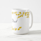 黄金色の花 コーヒーマグカップ (正面右)