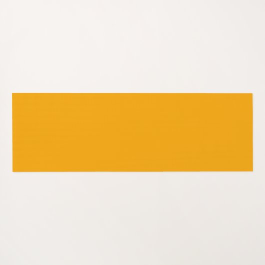 黄金色の花、独自のイメージと文字 ヨガマット (裏面(横))