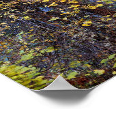 黄金色の葉 ポスター (角)