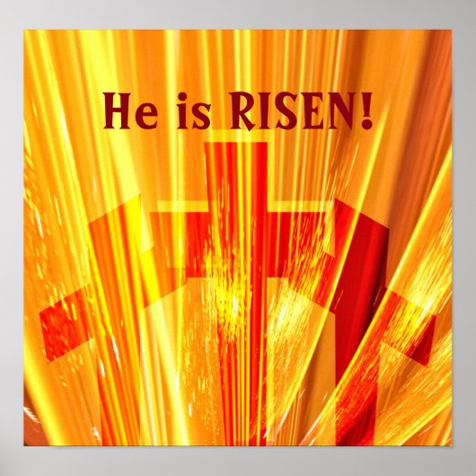 黄金色の輝きで交差 ポスター (正面)