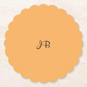 黄金色無地のテンプレート ペーパーコースター