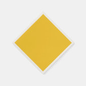 黄金色無地の色 スタンダードカクテルナプキン (角)