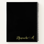 黄金花ダークノート ノートブック (裏面)