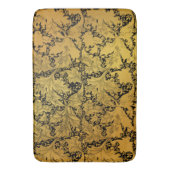黄金花柄オリエンタルフラワー バスマット (正面縦)