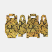 黄金花柄オリエンタルフラワー フェイバーボックス (折り畳みなし)