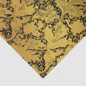 黄金花柄オリエンタルフラワー 薄葉紙 (詳細)