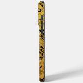 黄金花柄オリエンタルフラワー Case-Mate iPhoneケース (裏面 / 左)