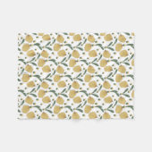 「黄金草地」 フリースブランケット (正面(横))