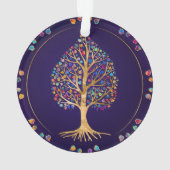 黄金菩提樹 – カラフル葉 オーナメント (裏面)