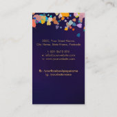 黄金菩提樹 – カラフル葉 名刺 (裏面)