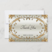 黄金華美の花サンキューカード サンキューカード (正面)