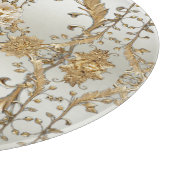 黄金華美白花切り盤 カッティングボード (角)