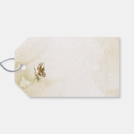 黄金蝶 ギフトタグ (裏面横)