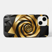 黄金螺旋幾何学 iPhoneケース (裏面横)