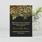 黄金記念日の招待状 招待状 (スタンド正面)