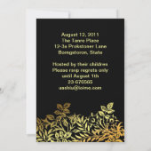 黄金記念日の招待状 招待状 (裏面)