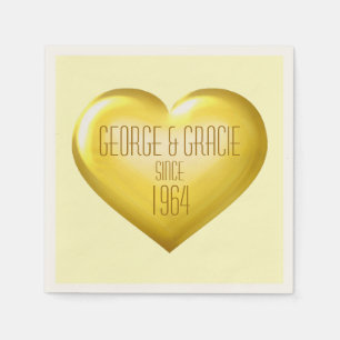 黄金記念日 スタンダードカクテルナプキン