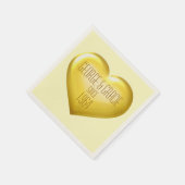黄金記念日 スタンダードカクテルナプキン (角)