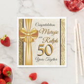 黄金記念日 スタンダードランチョンナプキン (インサイチュ)