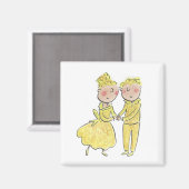 黄金記念日 マグネット (正面/裏面)