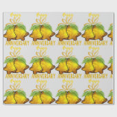 黄金記念日 ラッピングペーパー (フラット)