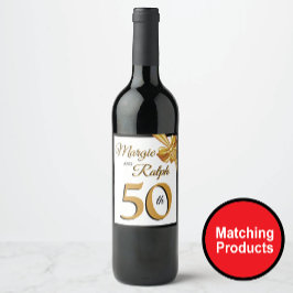 黄金記念日 ワインラベル