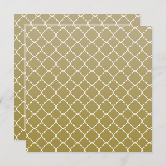 黄金記念日 招待状 (正面/裏面)