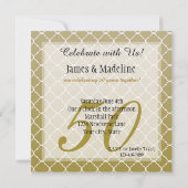 黄金記念日 招待状 (裏面)