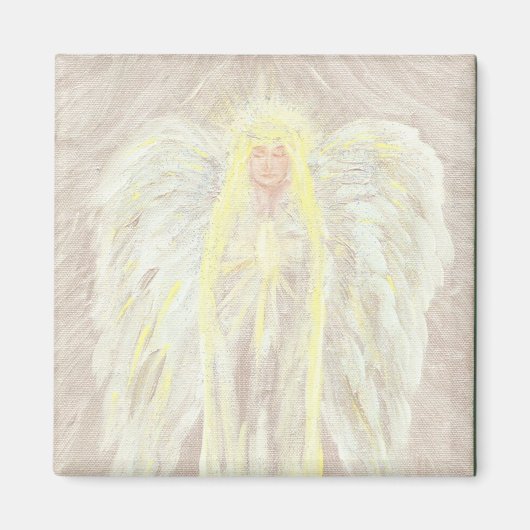 黄金賛美の光の天使 マグネット (正面)