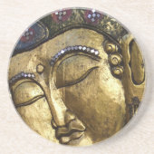 黄金賛美仏の感動的愛 コースター (正面)