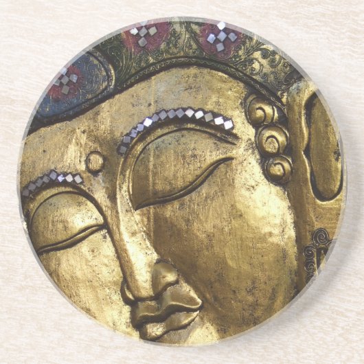 黄金賛美仏の感動的愛 コースター (正面)