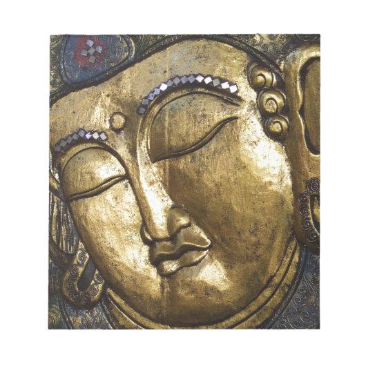 黄金賛美仏の感動的愛 ノートパッド (正面)