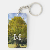 黄金銀杏の木 キーホルダー (裏面)