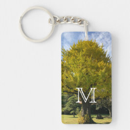 黄金銀杏の木 キーホルダー