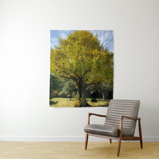 黄金銀杏の木 タペストリー (インサイチュ)