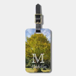 黄金銀杏の木 ラゲッジタグ