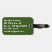 黄金銀杏の木 ラゲッジタグ (裏面横)