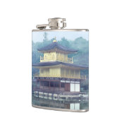 黄金閣に霧 - 京都, 日本, アジア フラスク (左)