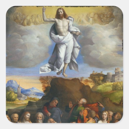 黄金雲への昇華 スクエアシール (正面)