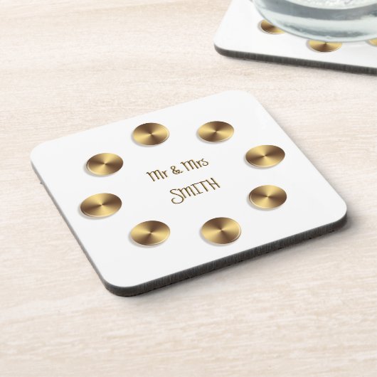 黄金3D要素 コースター (左側)